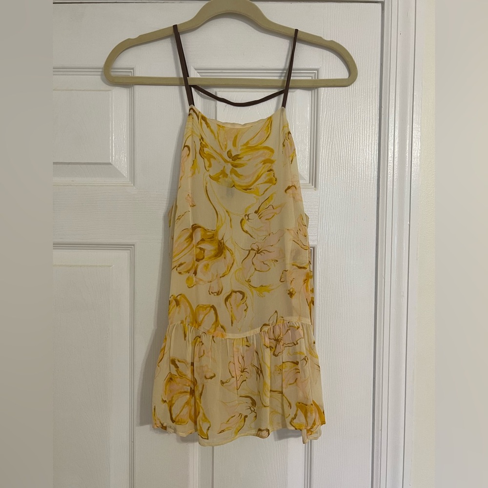 Anthropologie flowy tank